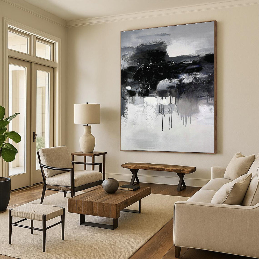 Extra - Large Custom Abstract Canvases for Living Room & Hallway DLZ0568