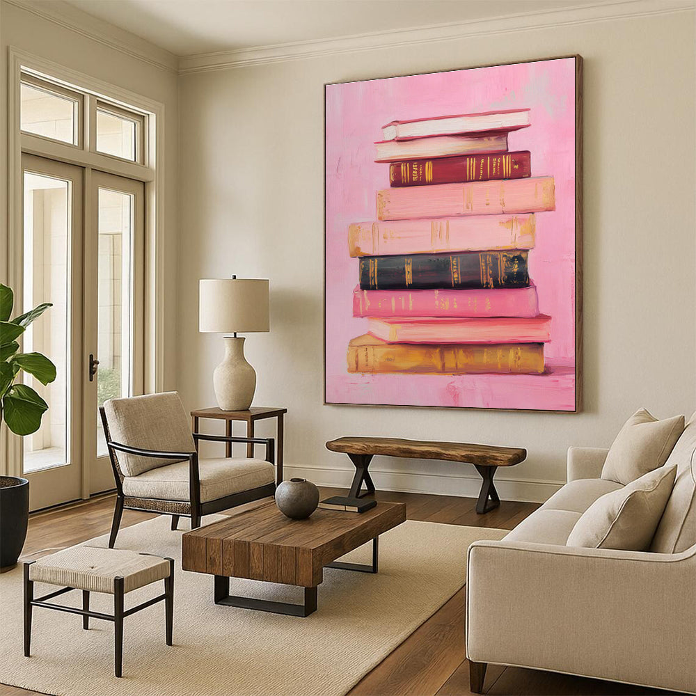 Oversized Hand - Painted Abstract Canvases for Office & Bedroom DLZ0657