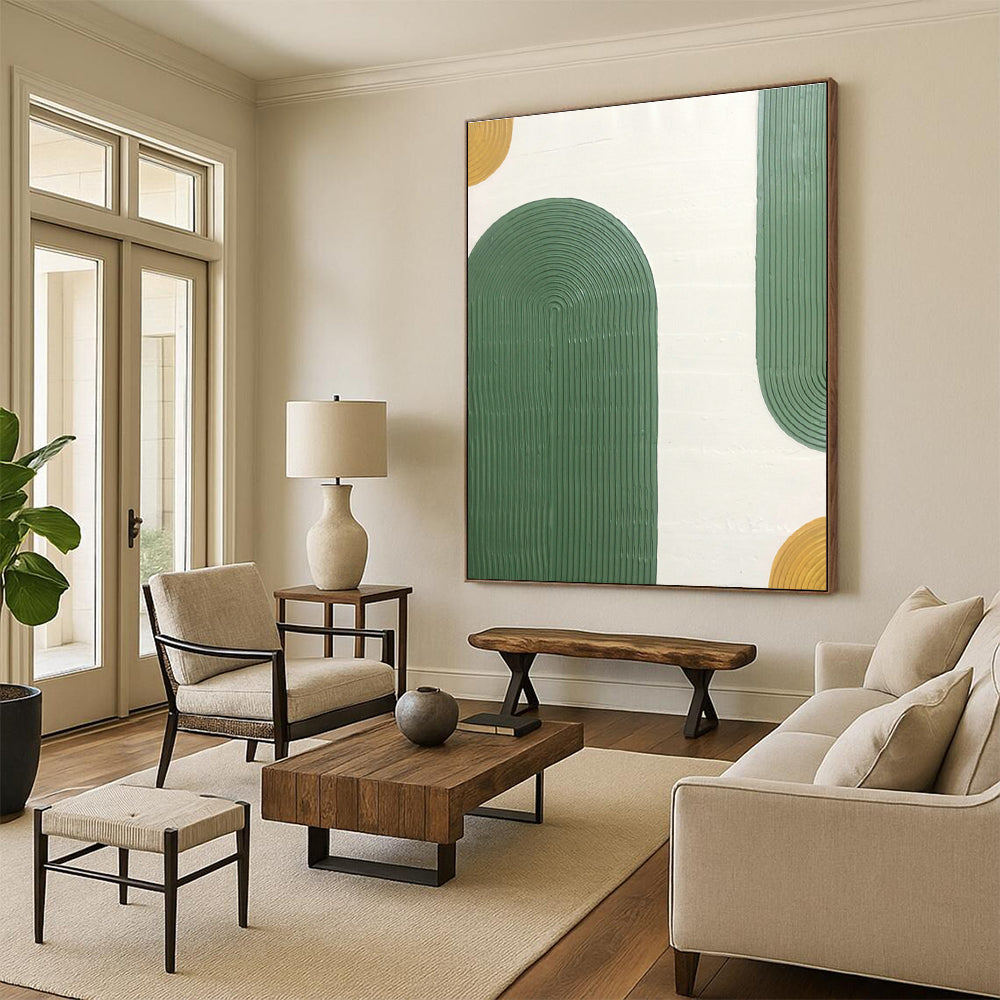 Large Hand-Painted Abstract Artwork for Living Room & Hallway DLZ1177