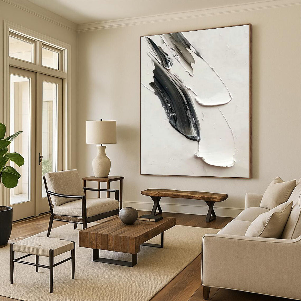 Custom Hand-Painted Abstract Decor for Office & Bedroom Alcove DLZ2369