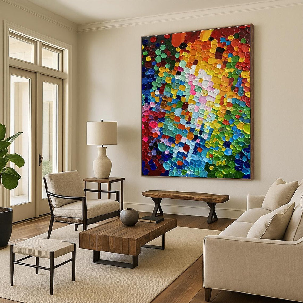 Hand-Painted Abstract Art for Entryway & Hallway DLZ2292