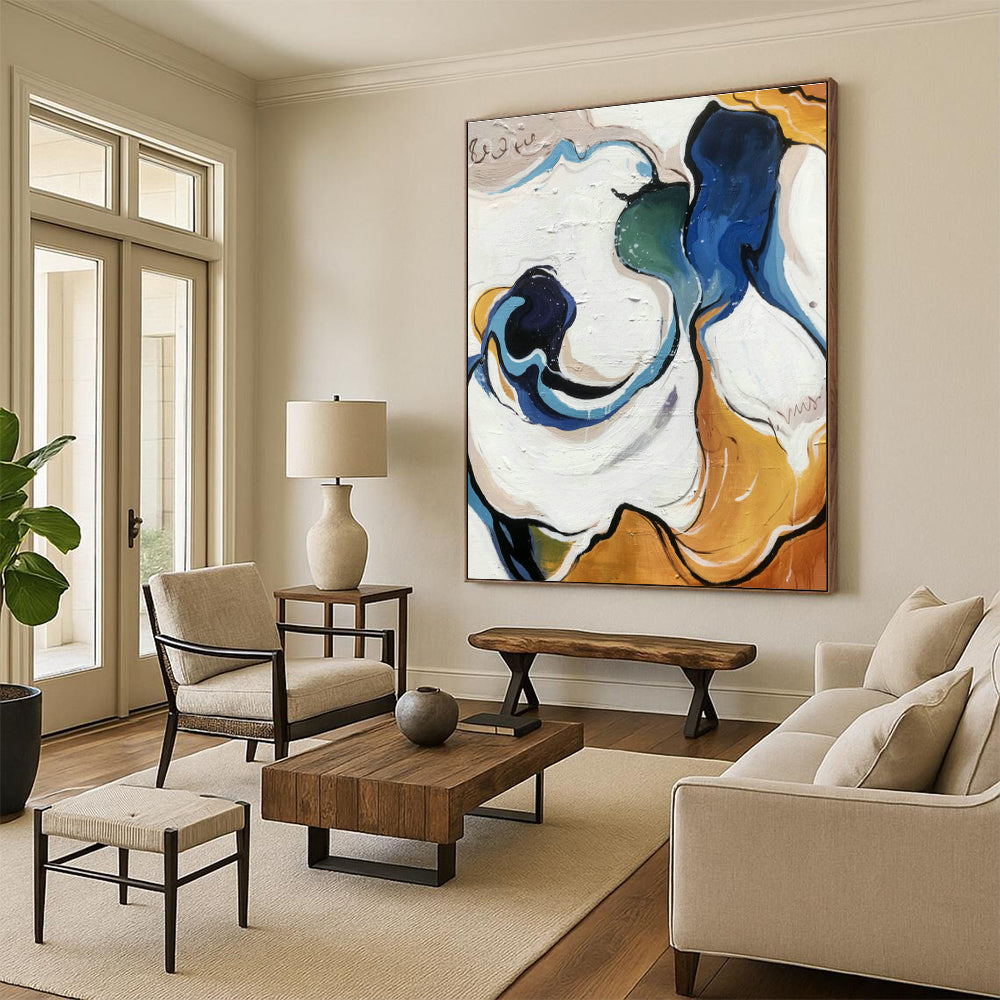 Mammoth, Sound - Responsive Custom Abstract Canvases for Bedroom Ambiance DLZ0465