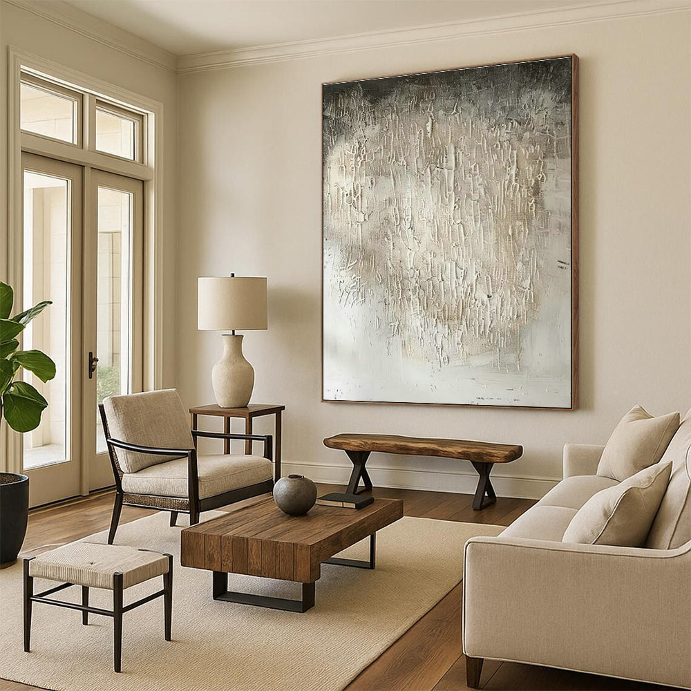 Custom Hand-Painted Abstract Painting for Cottage Living Room Candle Holder Wall & Bedroom Incense Burner Niche DLZ1754