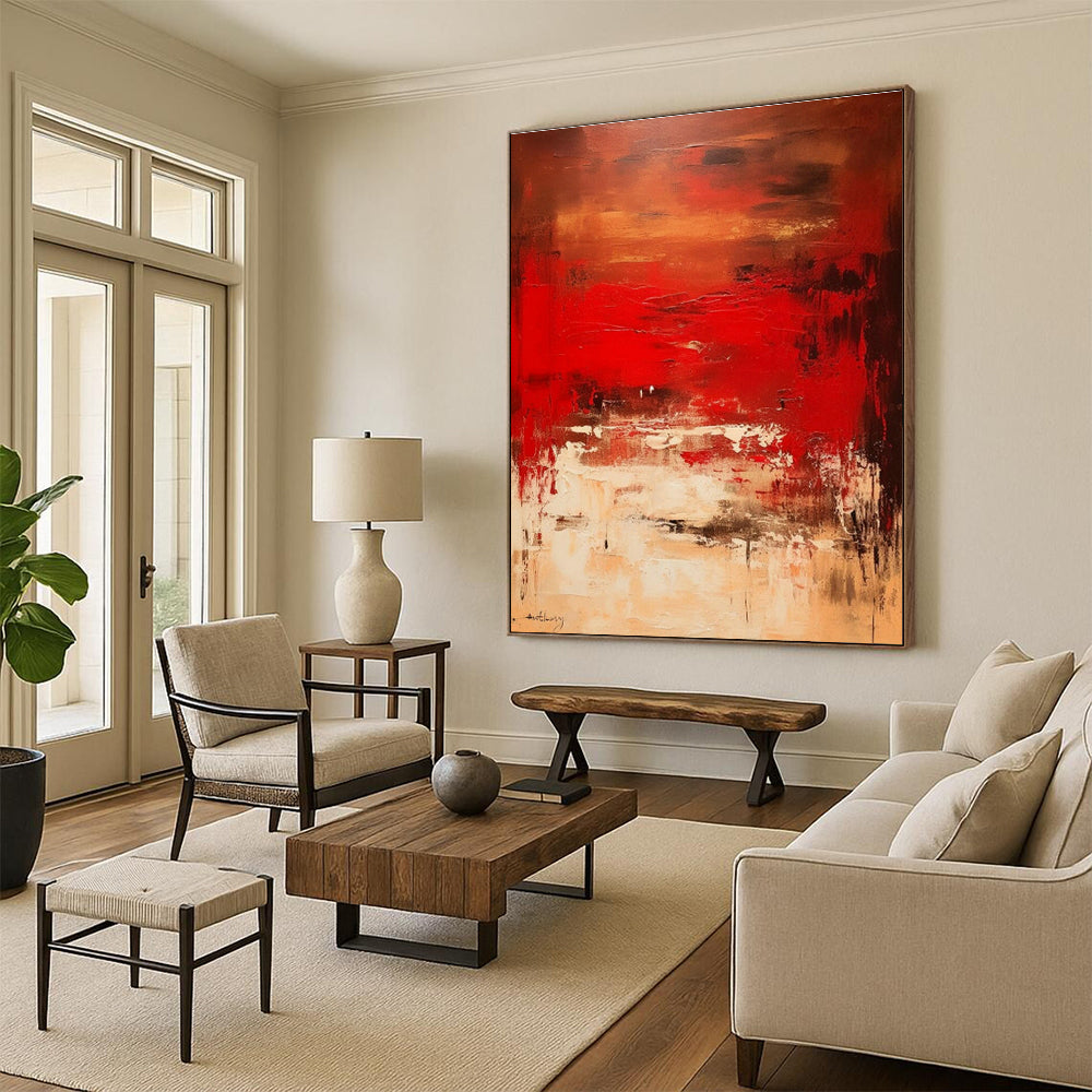 Hand - Painted Abstract Art for Dining Room Bay Windows and Entryway Umbrella Stands DLZ0787