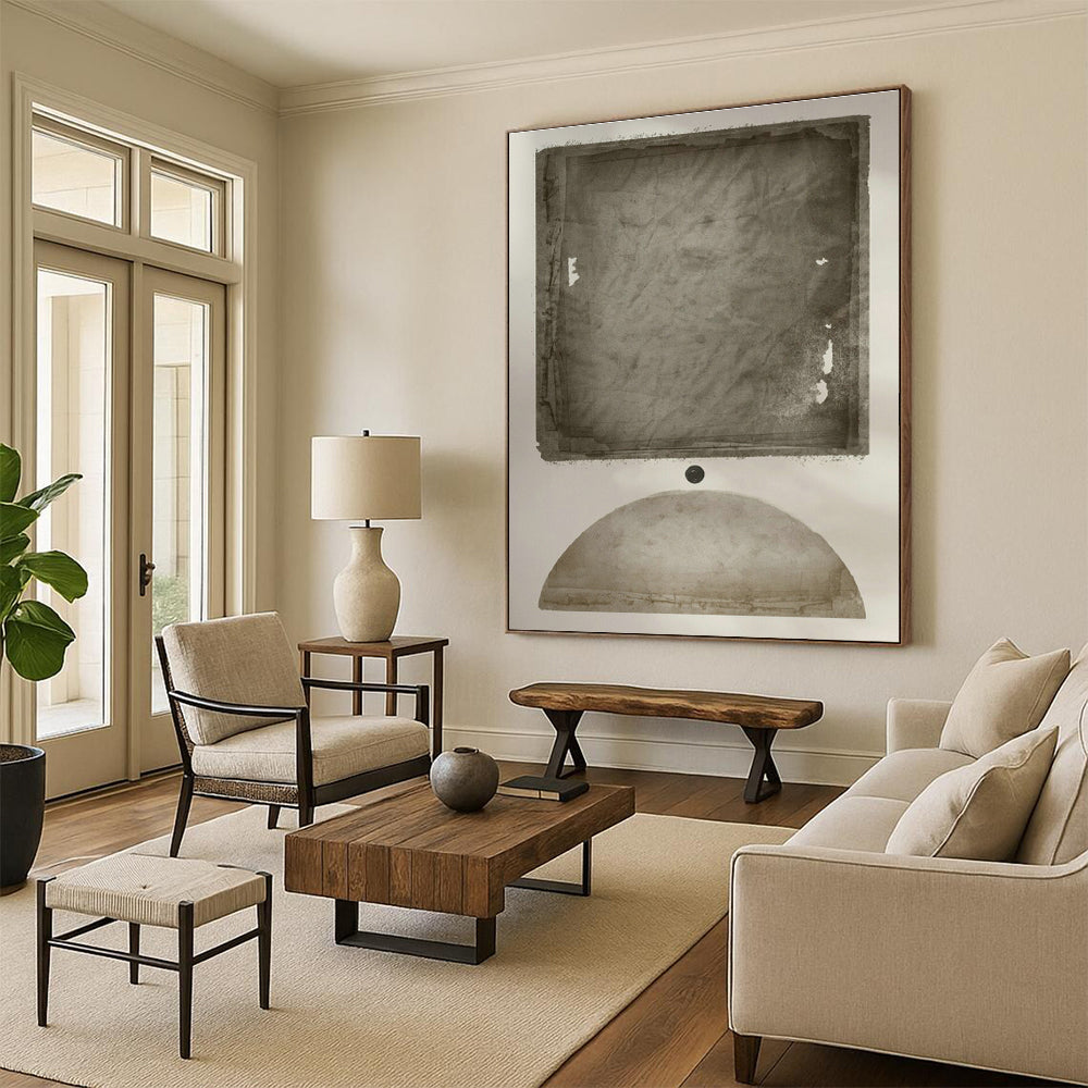 Hand - Painted Oversized Abstract Wall Feature for Bedroom & Entryway DLZ1369
