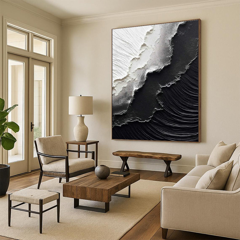 Tremendous Custom-Sized Hand Painted Abstract Art for Living Room & Office DLZ2175