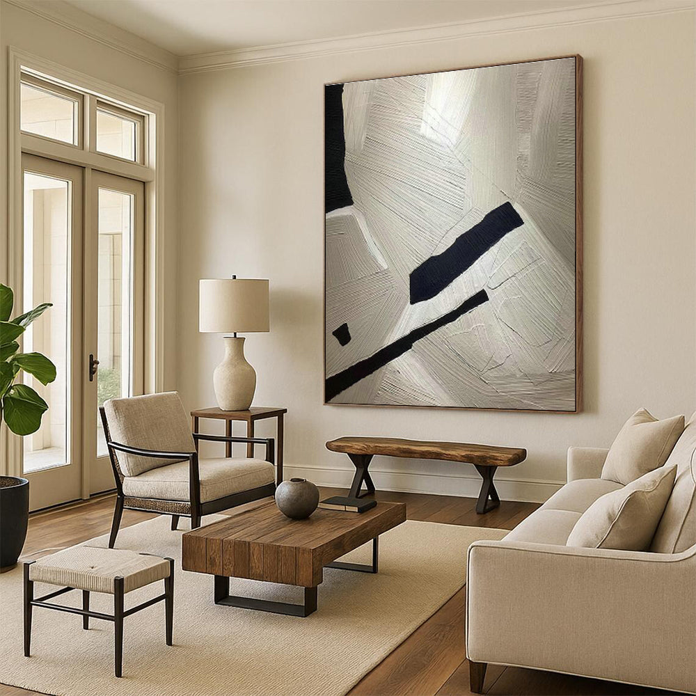 Mega - Sized Handmade Abstract Wall Art for Hallway & Living Room DLZ1248