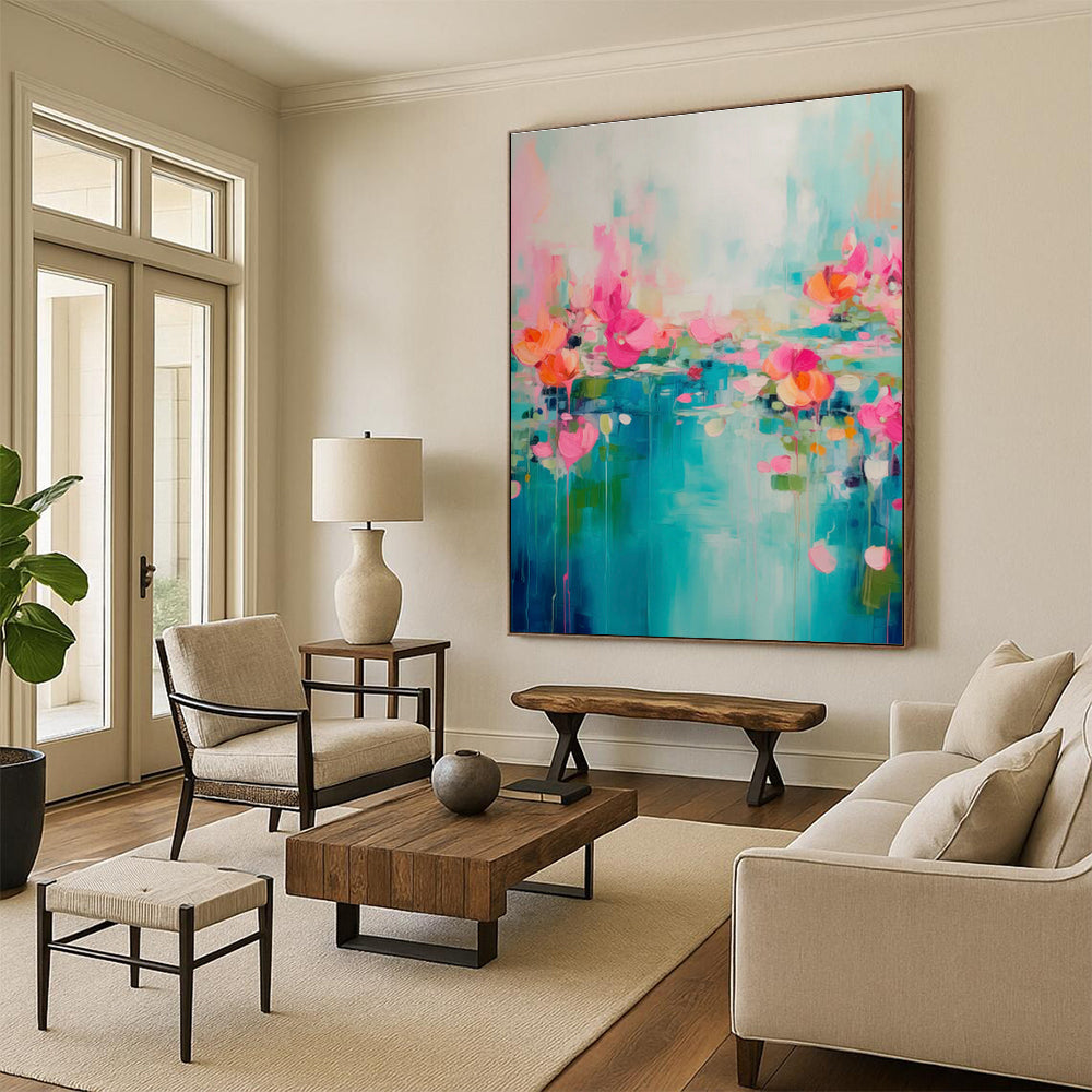Custom-Made Oversized Abstract Wall Art for Office & Hallway DLZ1000