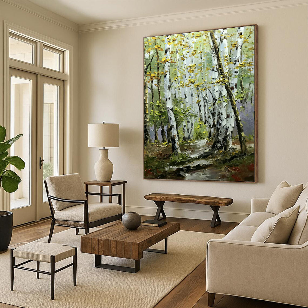 Custom Hand - Painted Abstract Art for Cottage Entryway Key Organizers & Office Break Room Refrigerators DLZ0850