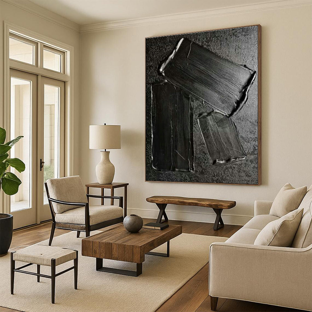 Grand Hand - Painted Abstract Wall Decor for Office & Living Room DLZ1340