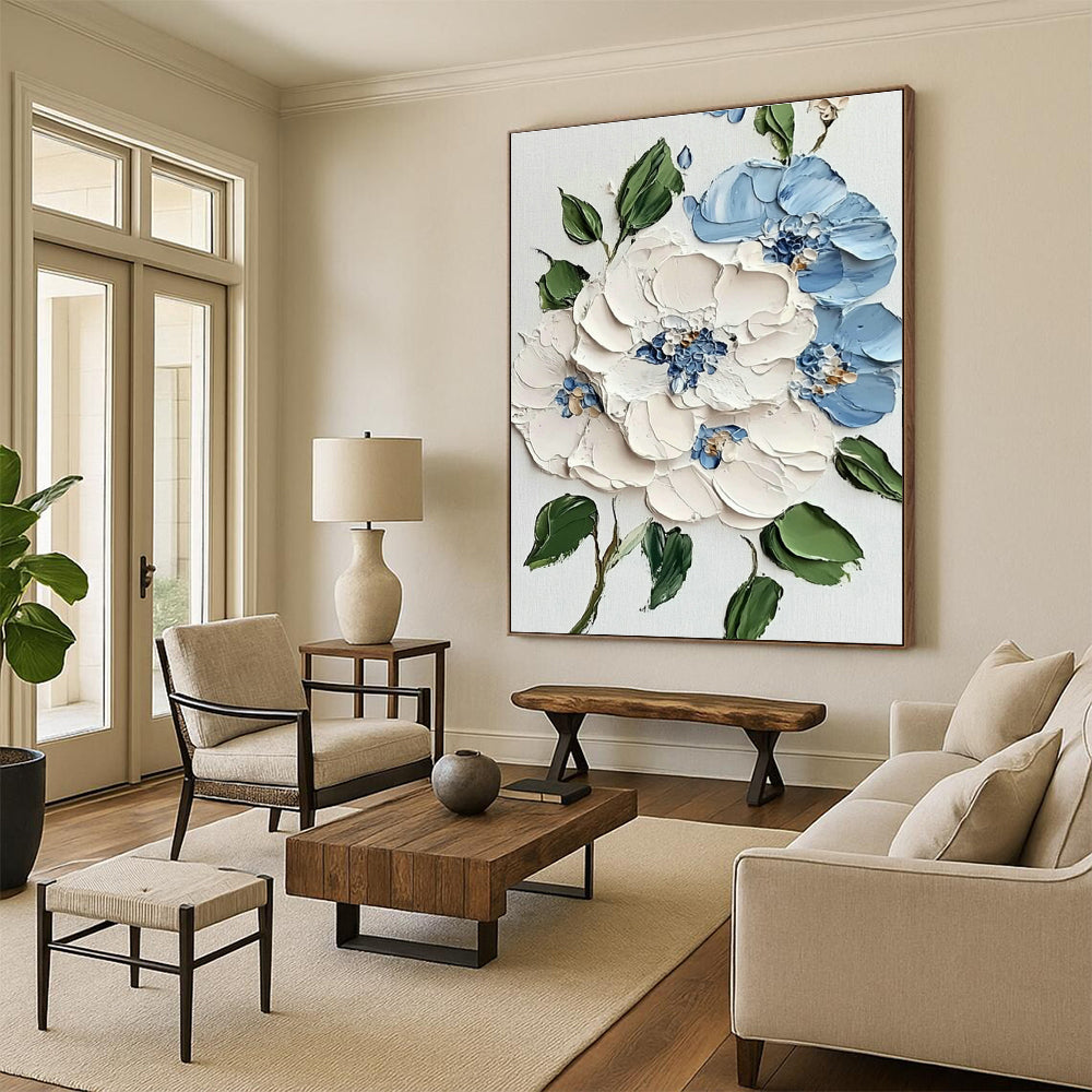 Handmade Textured Abstract Wall Art for Bedroom & Living Room DLZ1394