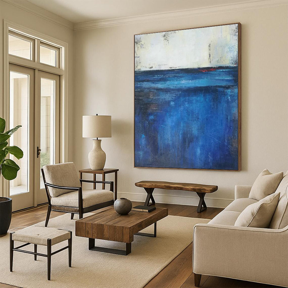 Stupendous Custom - Formulated Abstract Canvas for Hallway & Bedroom DLZ2267