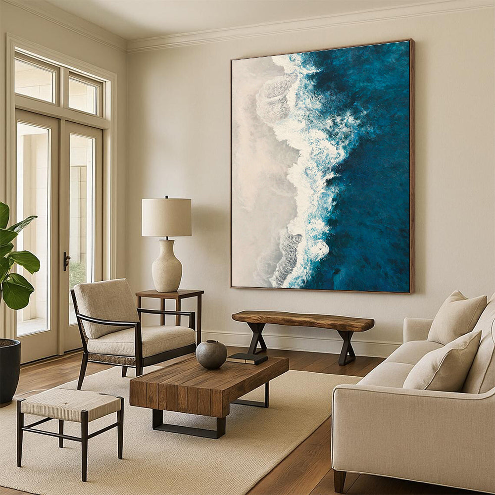 Gigantic Hand - Painted Abstract Murals for Hallway Art Galleries & Cottage Craft Rooms DLZ0731