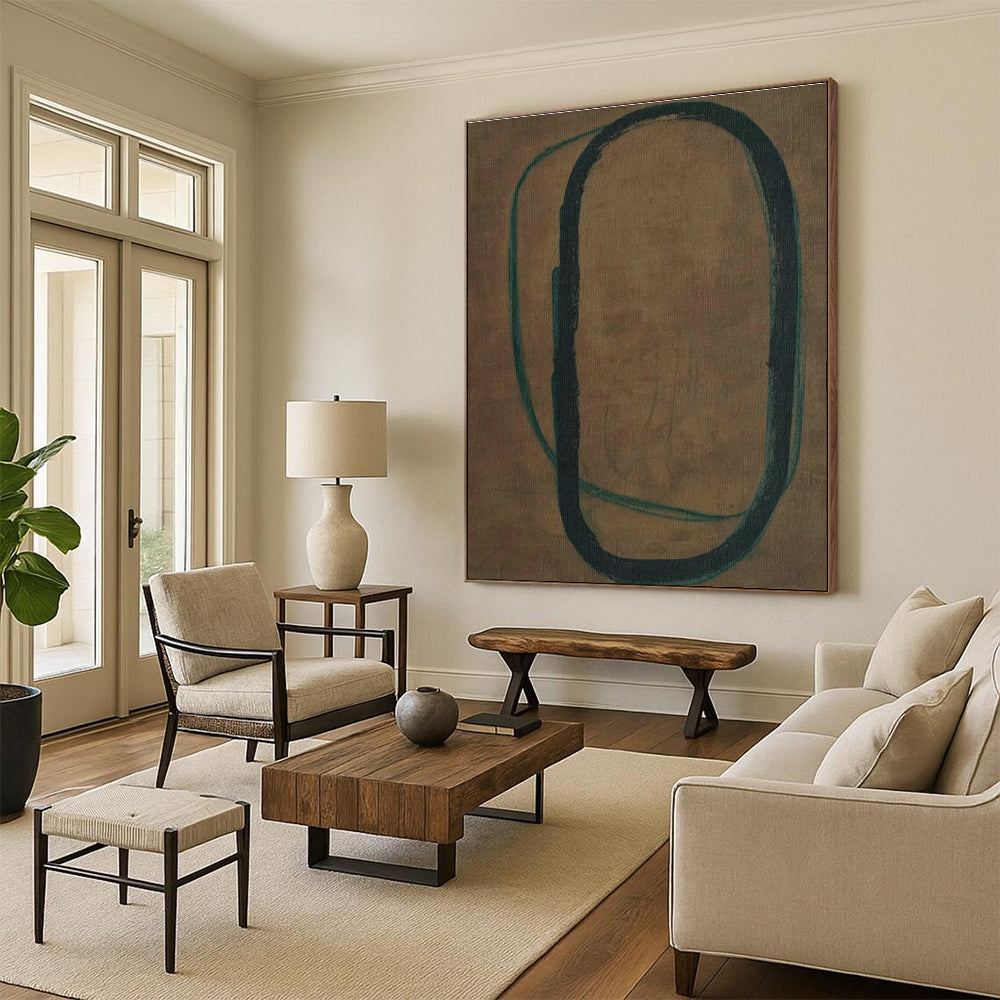 Extra-Vast Custom Abstract Canvas for Bedroom & Cottage Entryway DLZ1160