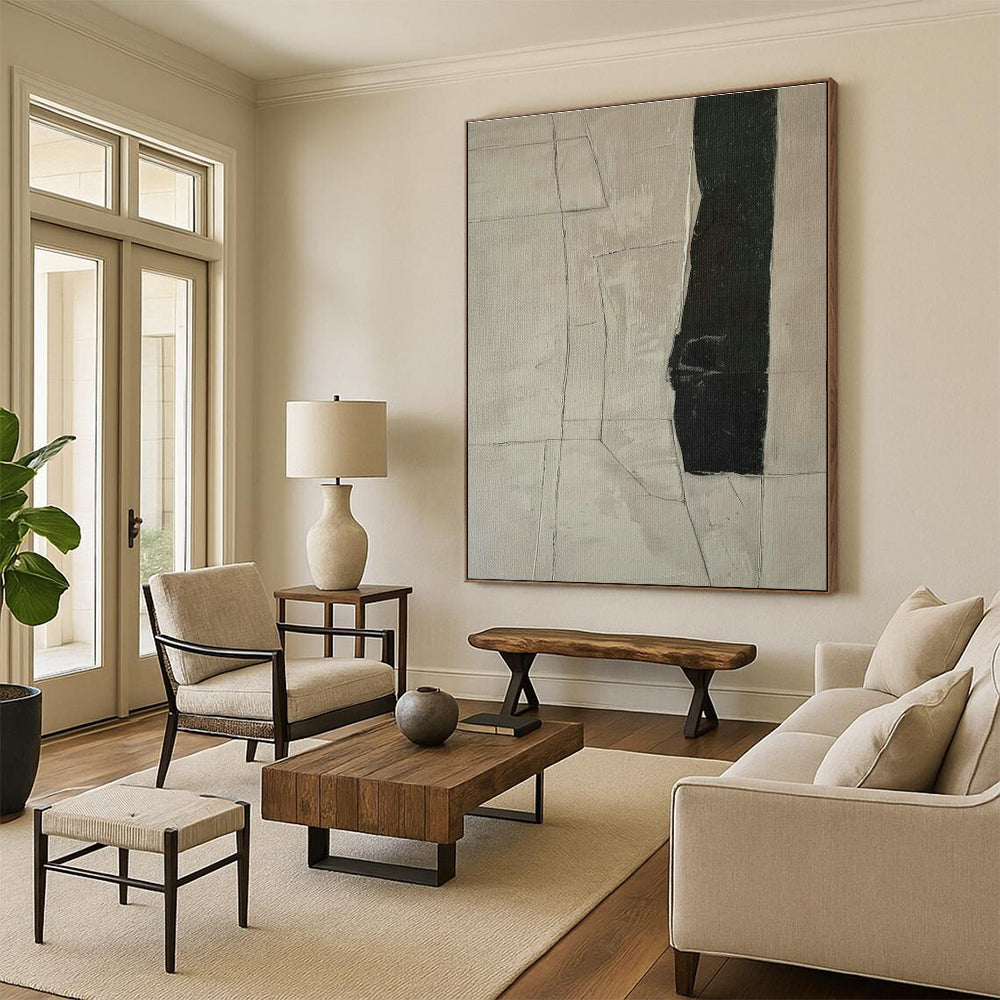 Vast Hand-Painted Abstract Artwork for Hallway & Living Room DLZ1165