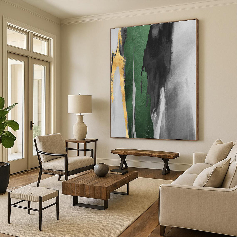 Monumental Custom - Designed Hand Painted Abstract Canvas for Office & Living Room DLZ2222