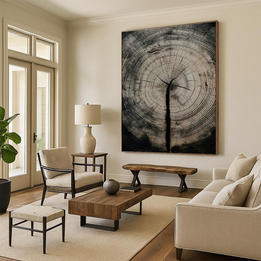 Extra - Large Custom Hand - Painted Abstract Painting for Living Room, Demonstrate High - end Taste DLZ0379