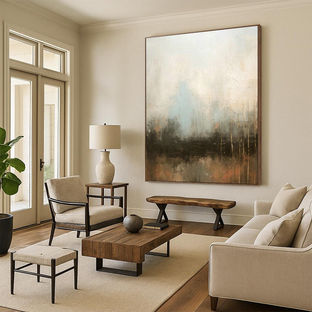Stupendous - Reach Hand - Painted Abstract Paintings for Office Break Room Kitchenettes & Bedroom Balcony Retreats DLZ0745