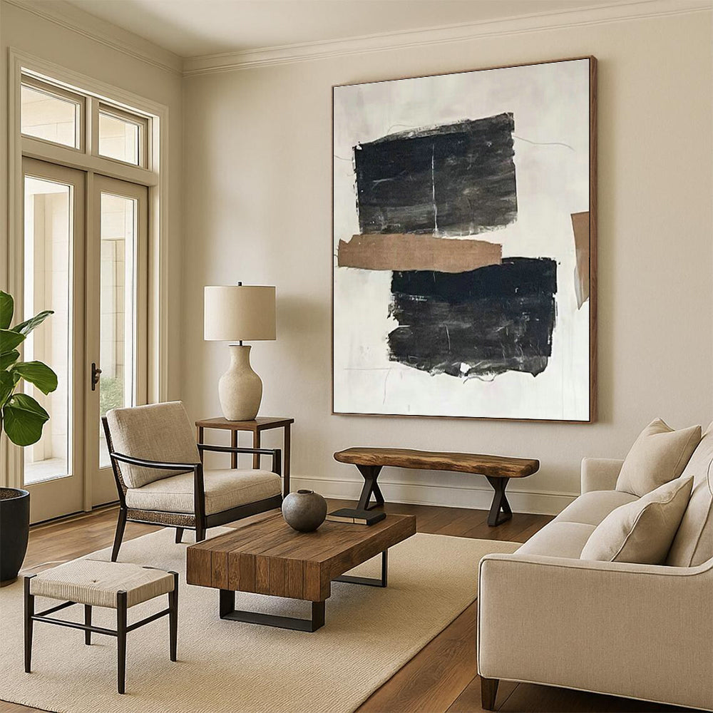 Massive, Custom - Created Handmade Abstract Painting for Entryway & Bedroom DLZ2052