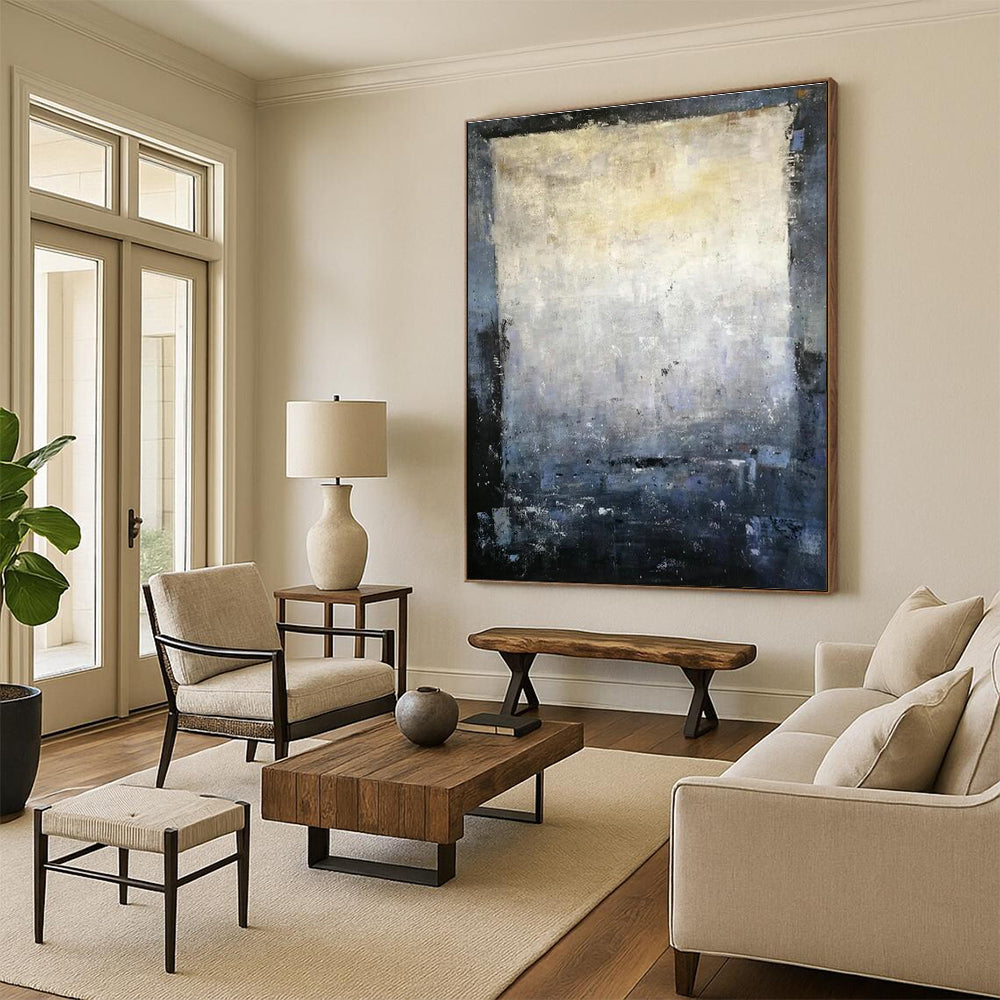 Tremendous Custom - Sized Abstract Art for Bedroom & Dining Room DLZ2277