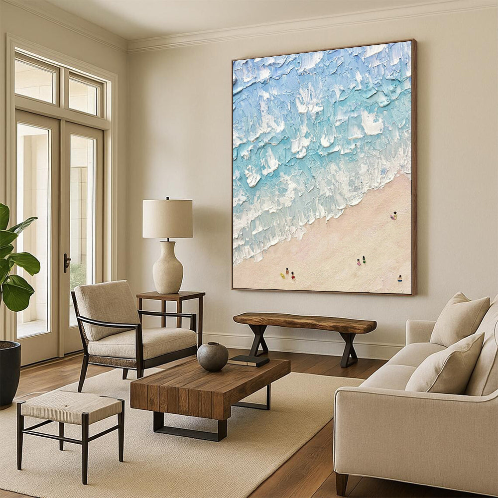 Big Handmade Abstract Canvas for Office & Cottages DLZ2033
