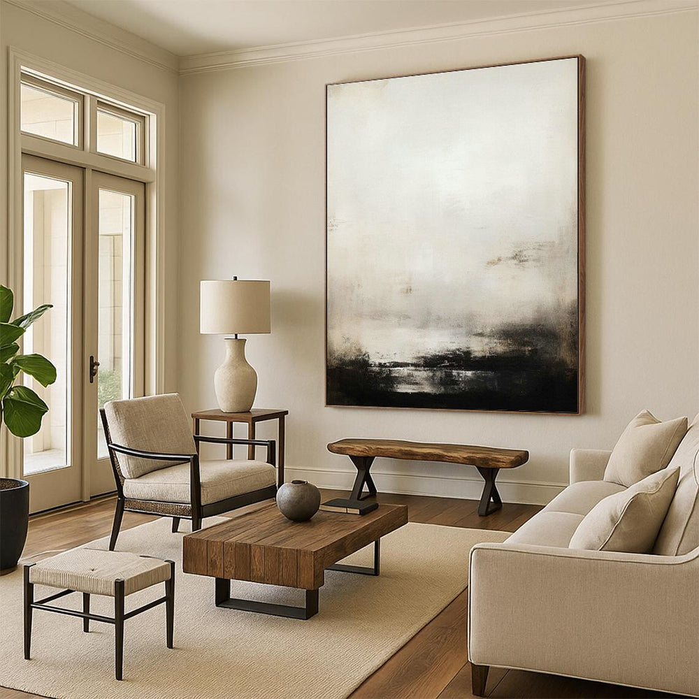 Tremendous Proportion Custom-Made Hand Painted Abstract Wall Decor for Bedroom & Living Room DLZ2198