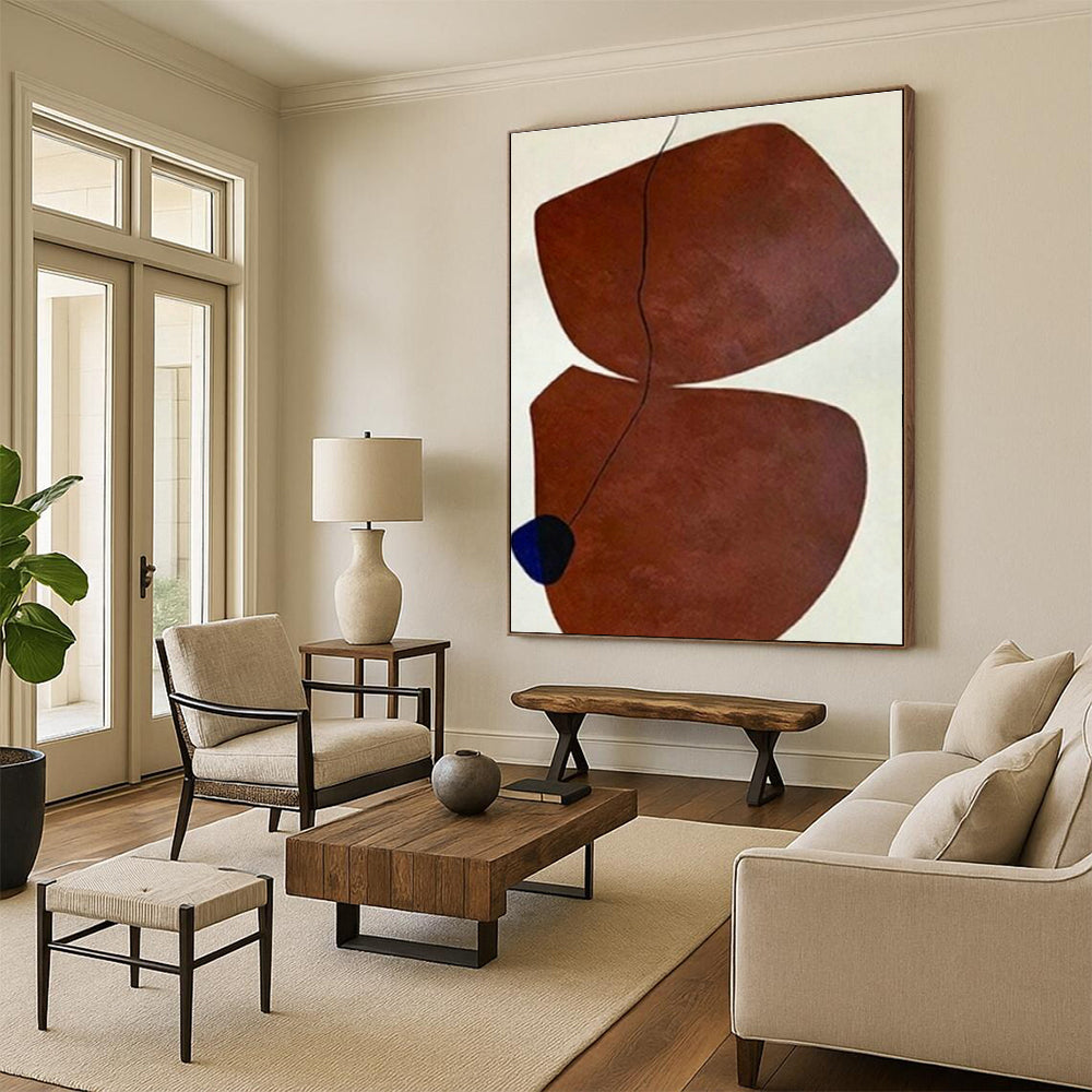 Large Handmade Abstract Painting for Dining Room & Bedroom DLZ2019