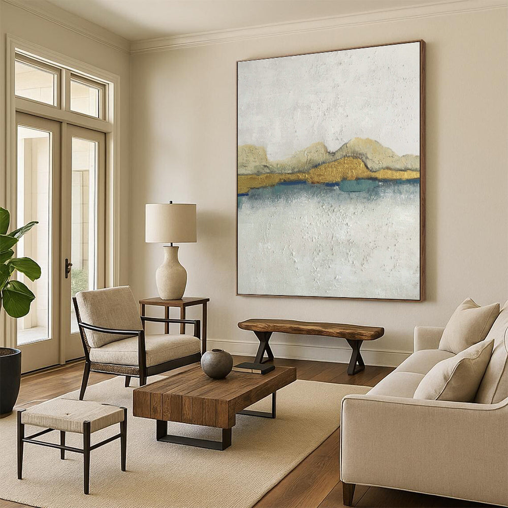 Custom Hand - Painted Abstract Art for Bedroom and Living Room DLZ0627
