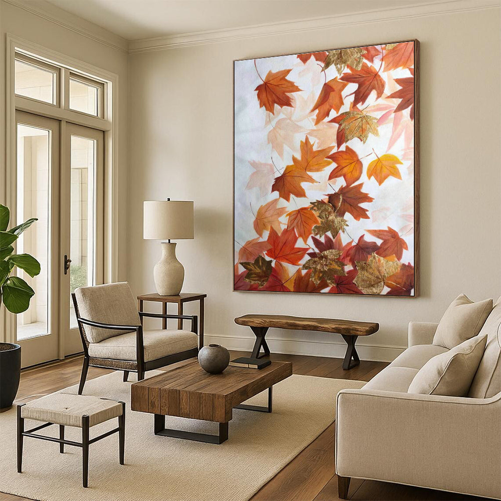 Oversized Abstract Paintings for Dining Room and Cottage Entryway DLZ0775