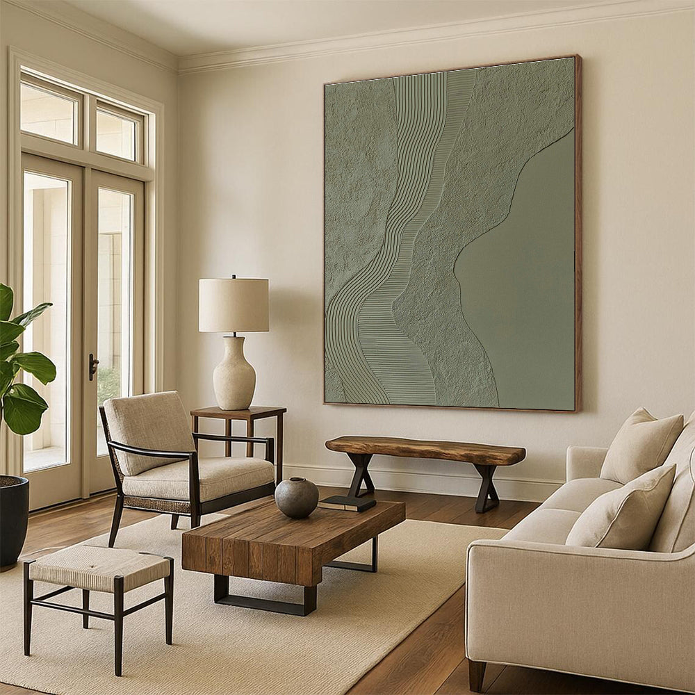 Colossal Custom Abstracts for Entryway Impact DLZ0392