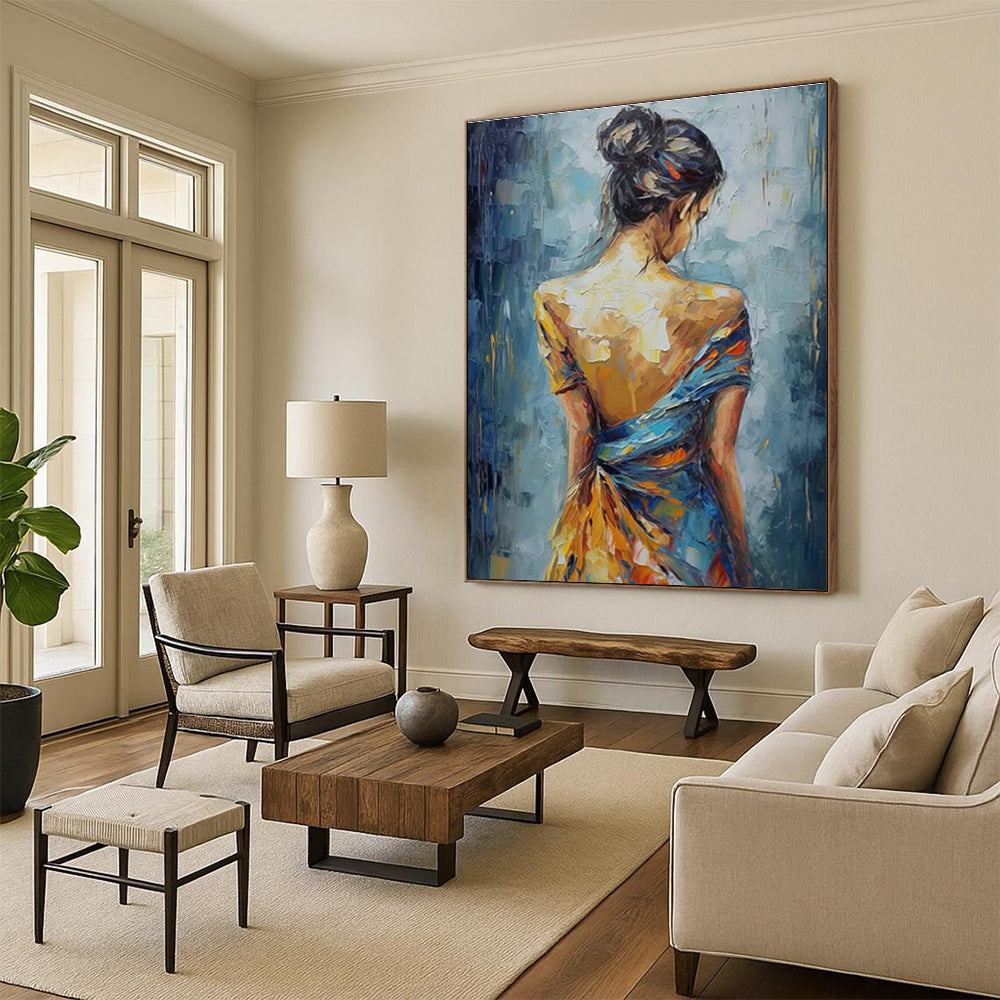 Customization of Large - sized Hand - Painted Abstract Paintings for Office, Create a Personalized Office Space DLZ0360