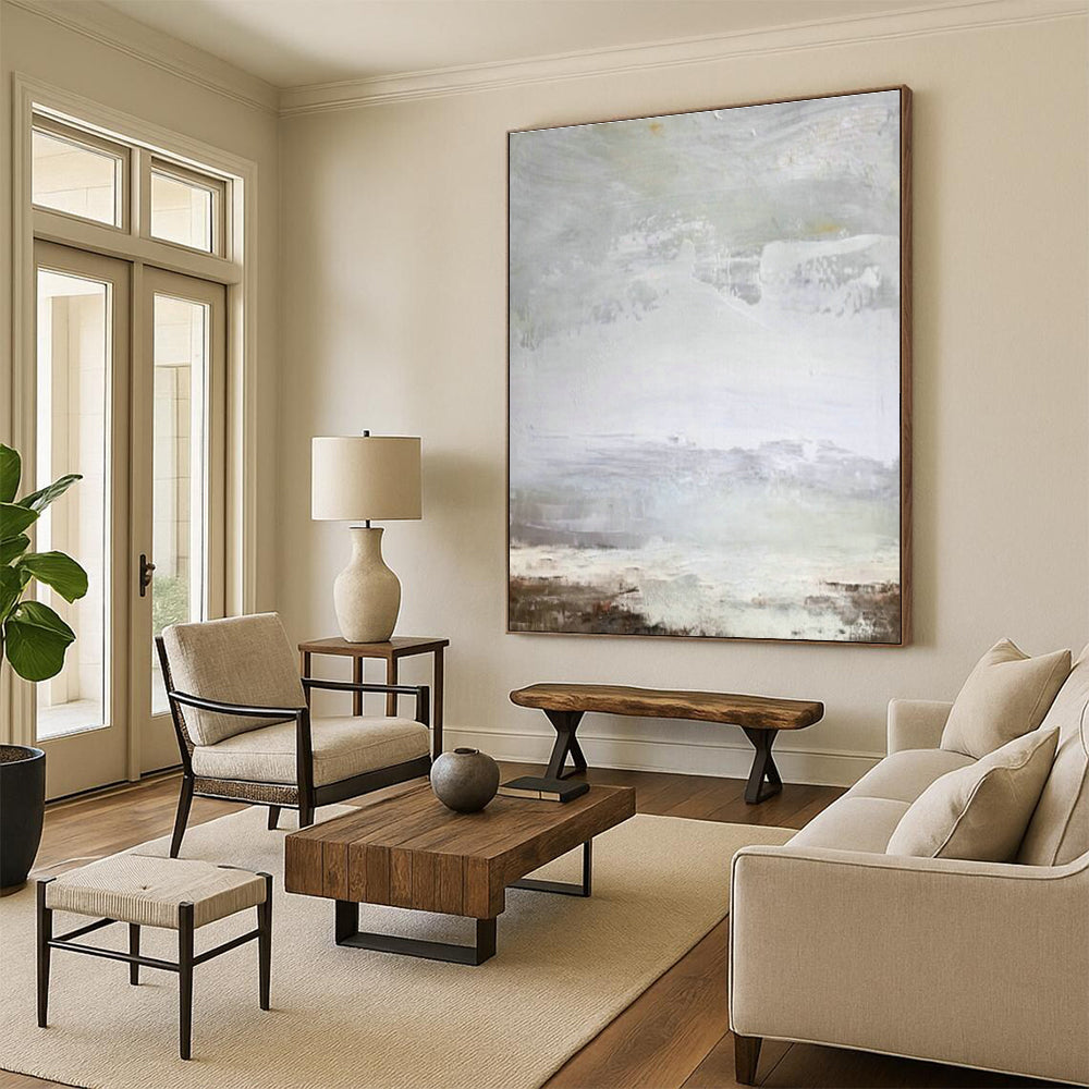 Extra - Big, Custom - Designed Hand Painted Abstract Artwork for Office & Dining Room DLZ2057