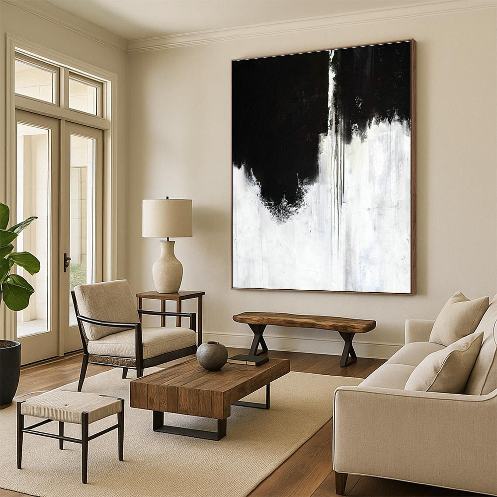Giant, Custom - Fit Hand Painted Abstract Art for Dining Room & Living Room DLZ2053