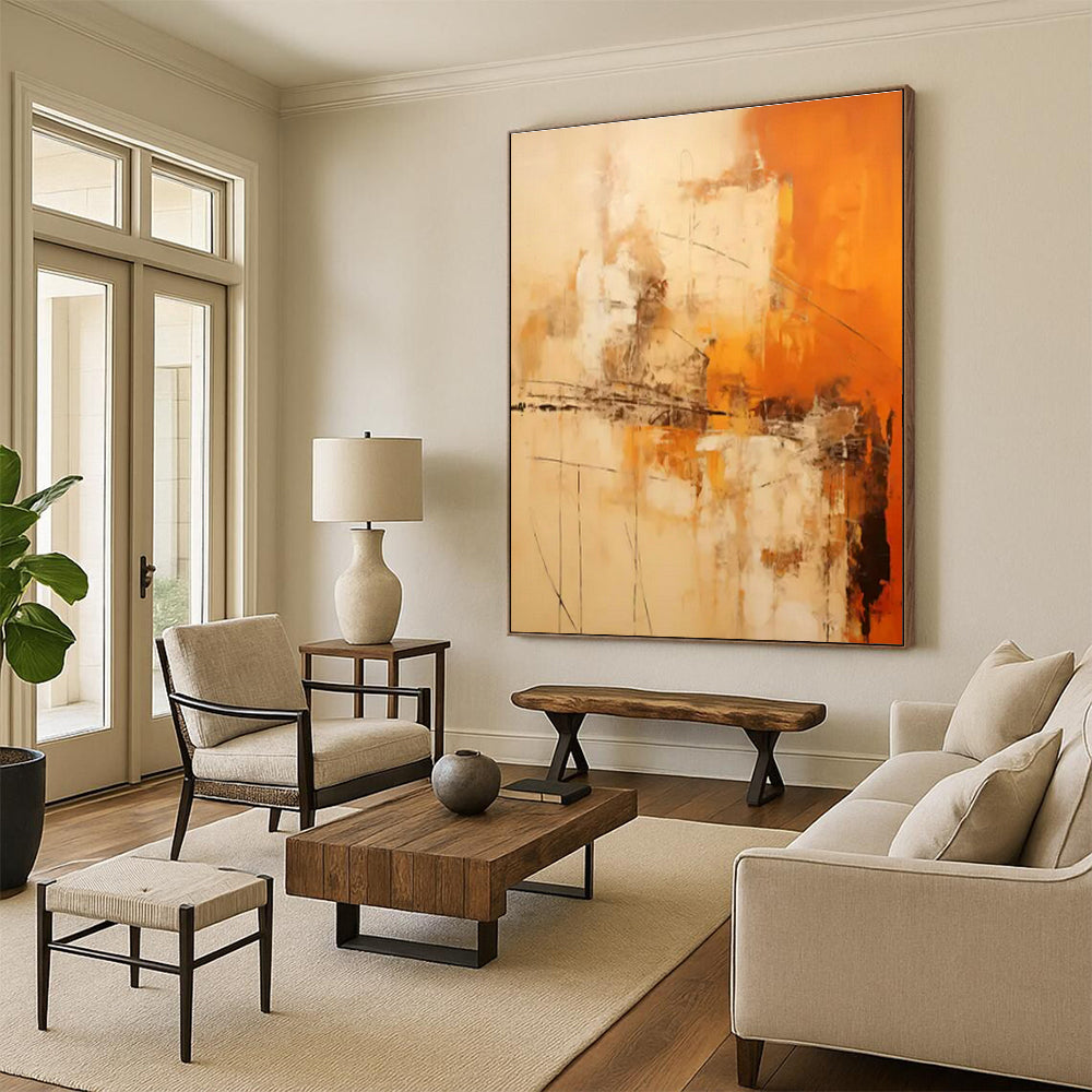 Original Handmade Abstract Painting for Dining Room Wine Glass Rack Wall & Entryway Umbrella Hanging Wall DLZ1735