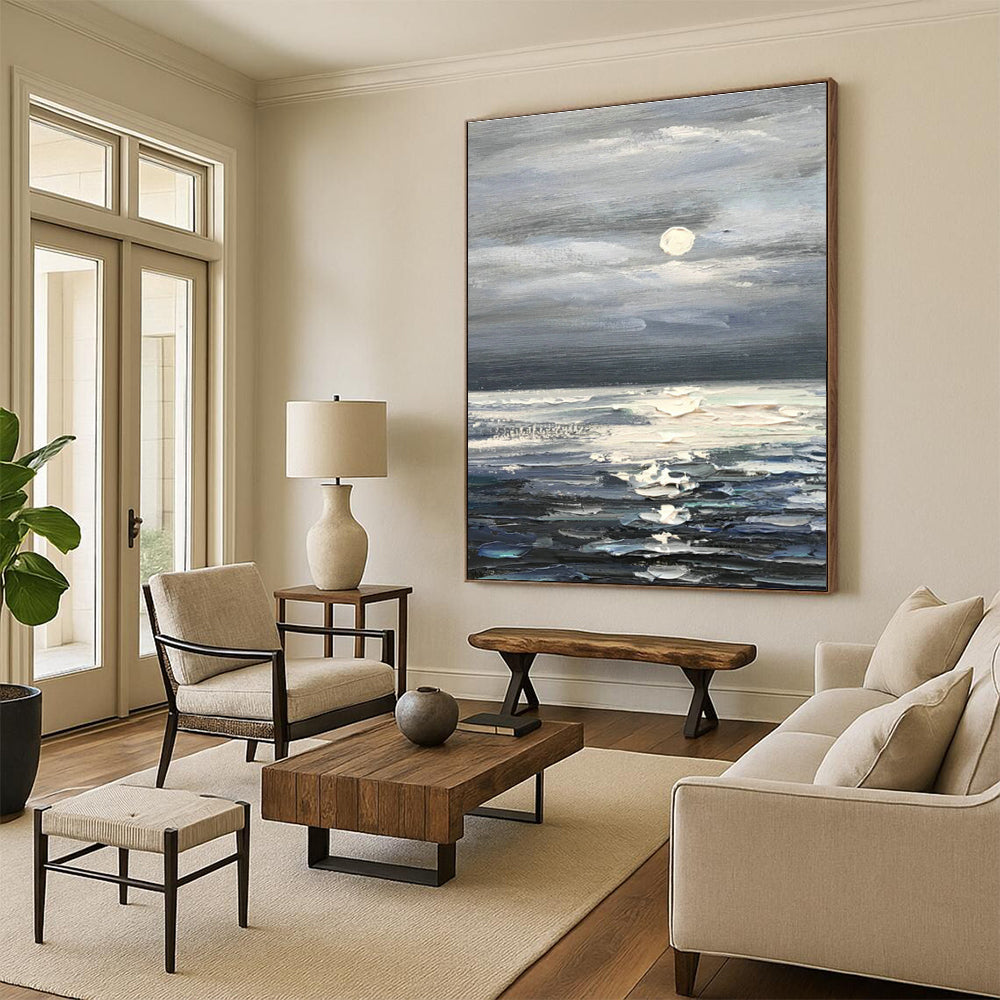 Oversized Handcrafted Abstract Art for Office & Hallway DLZ1300