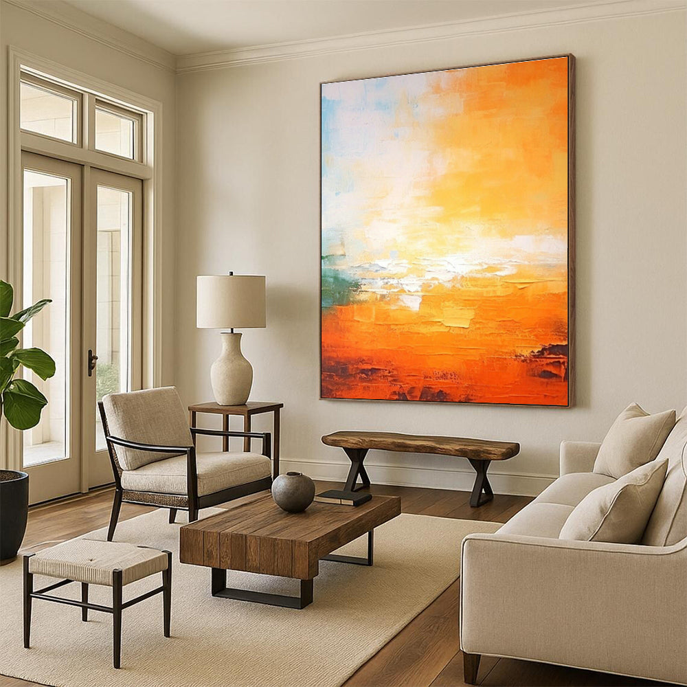Titanic - Sized Hand - Painted Abstract Canvases for Bedroom Walk - in Closets & Office Utility Rooms DLZ0741