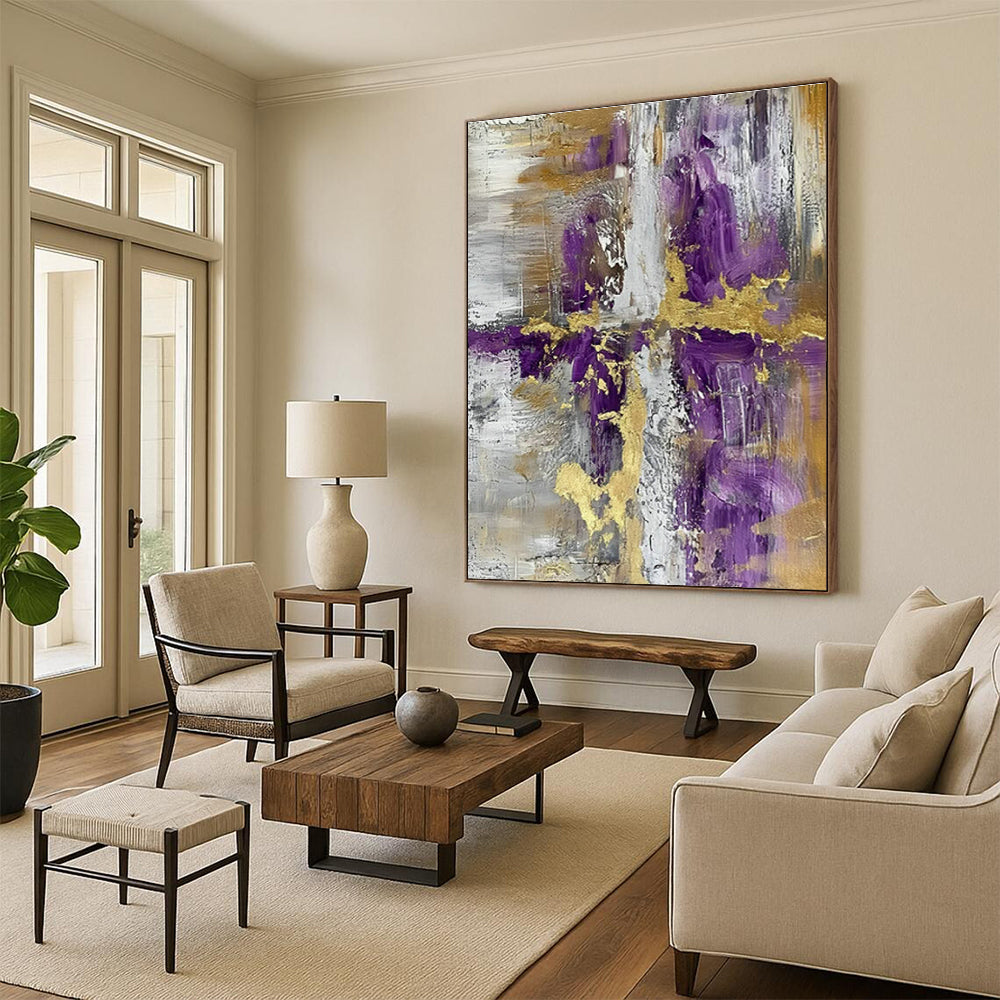 Hand-Crafted Abstract Decor for Cottage Bedroom Vanity Mirror Wall and Living Room Gallery Wall DLZ1731