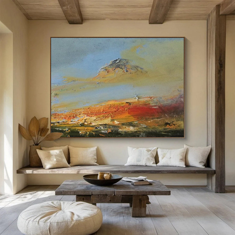 Colorful Mountain Landscape Abstract Painting THY038
