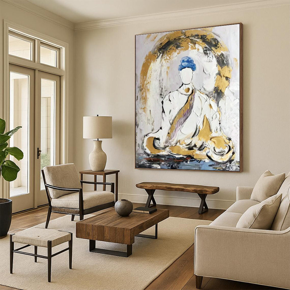 Custom Abstract Paintings for Bedroom Dressing Room Vanity Benches & Office Branding Zone Display Cases DLZ0862