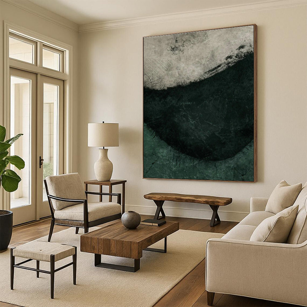 Custom - Sized Handmade Abstract Art Panels for Office & Living Room DLZ1386