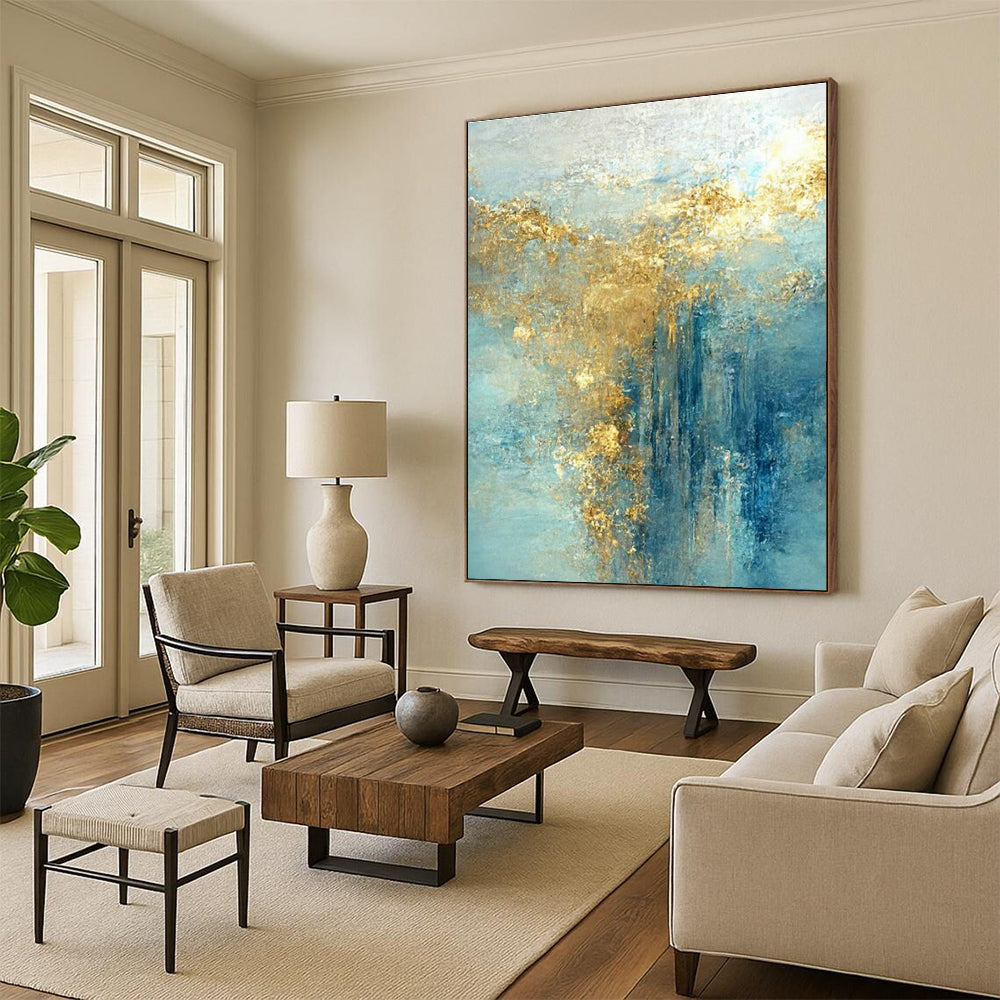 Large Customizable Handmade Abstract Wall Decor for Living Room Console Table Backdrop Wall and Bedroom Dresser Mirror Wall DLZ1907
