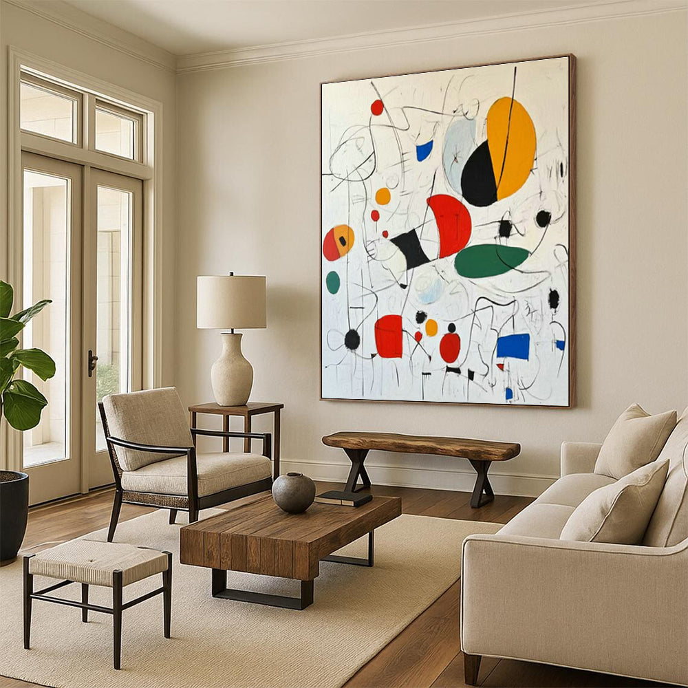 Hand-Crafted Oversized Abstract Canvas for Bedroom & Cottage Dining Room DLZ1191
