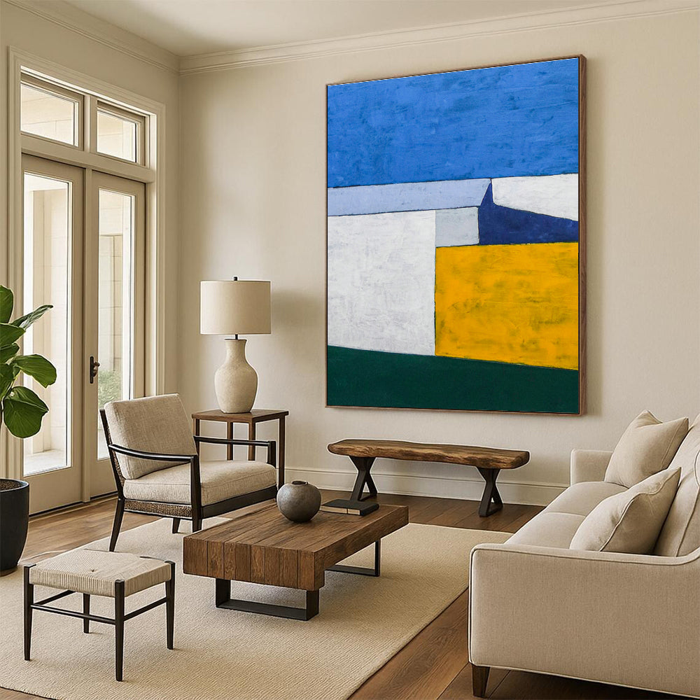 Gargantuan Custom Abstract Painting for Bedroom & Living Room DLZ1102
