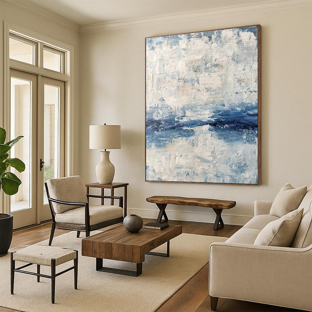 Colossal Custom-Built Handmade Abstract Canvas for Living Room & Office DLZ2246