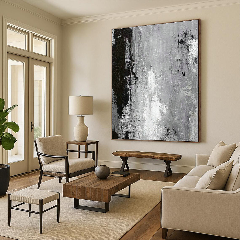 Massive, Personalized Handmade Abstract Canvas for Hallway & Bedroom DLZ2058