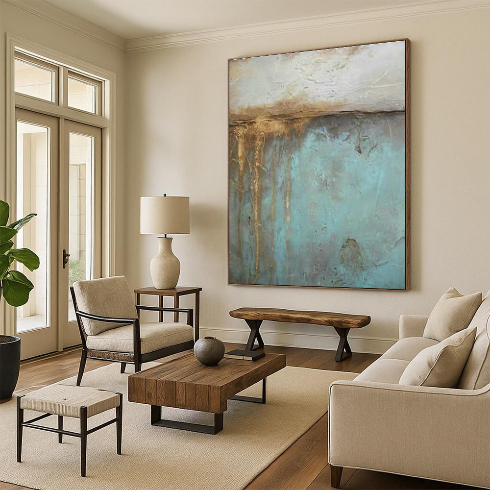 Large Custom Abstract Wall Hanging for Bedroom & Hallway DLZ1198