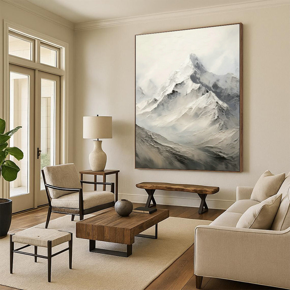 Immense Custom-Painted Abstract Art for Hallway & Living Room DLZ1263