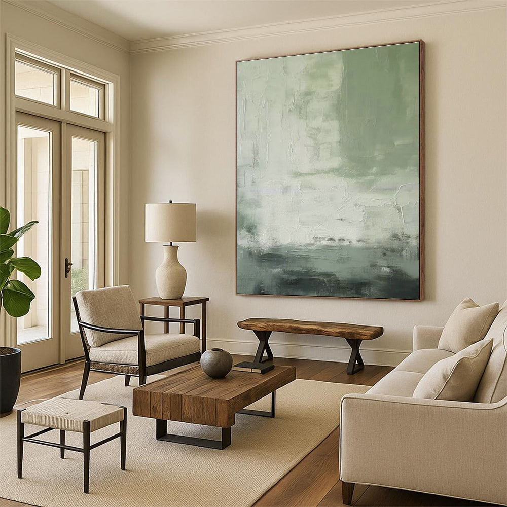 Abstract Hand - Painted Art for Entryway Grand Staircases & Office Boardroom Walls DLZ0835