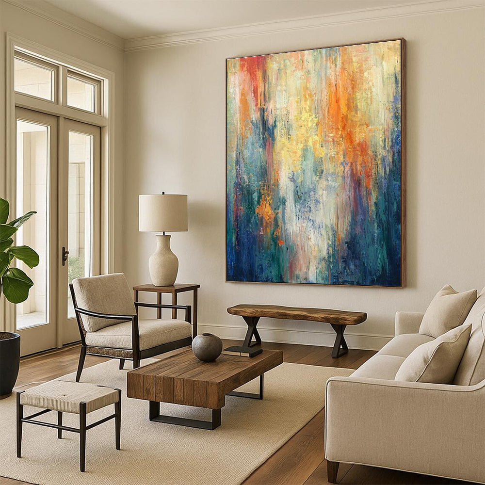 Abstract Hand - Painted Art for Entryway and Hallway DLZ0632