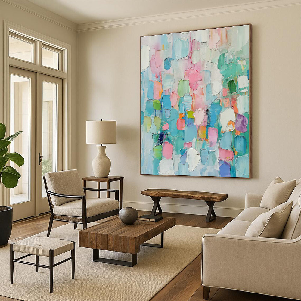 Oversized Custom Abstract Wall Art for Bedroom & Living Room DLZ1004